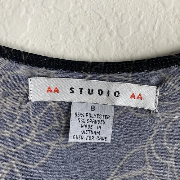 AA Studio Whimsigoth Midi Dress Size 8 Babydoll Fairy Witchy Dark Floral Brown - Picture 3 of 7